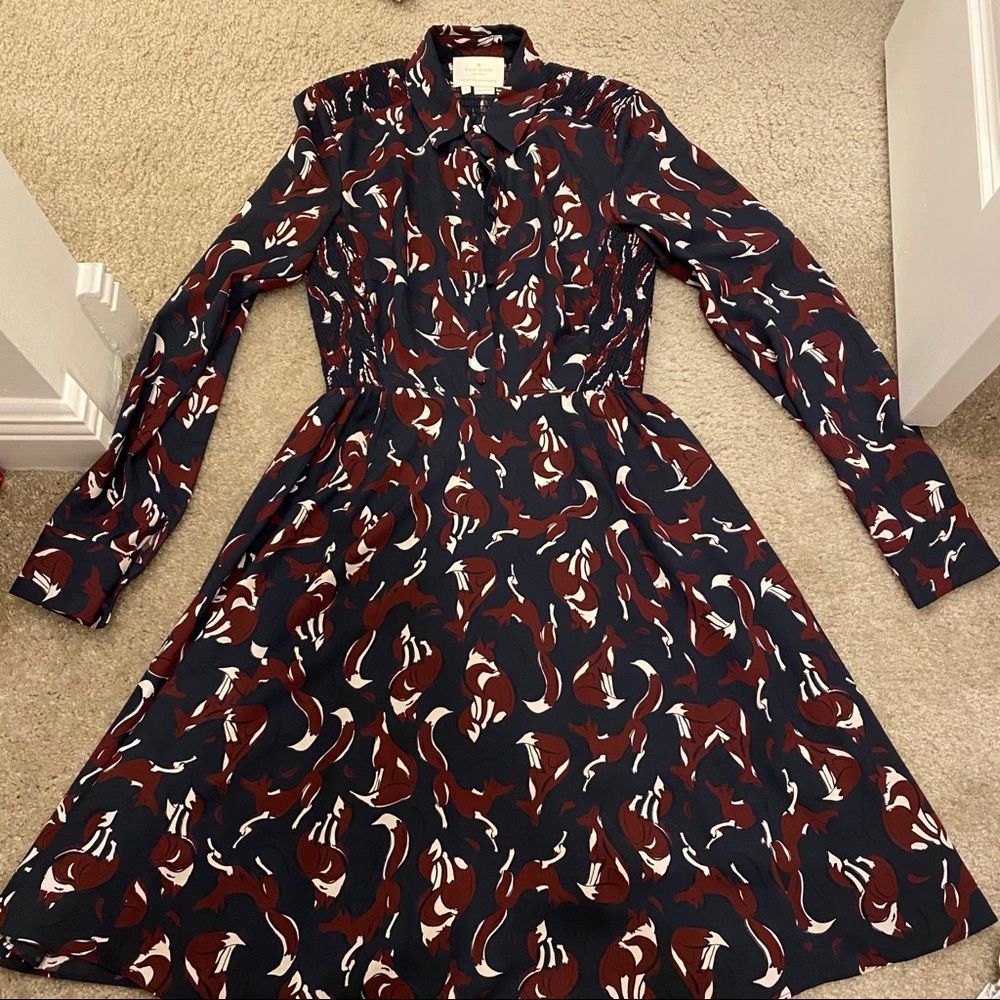 kate spade fox dress